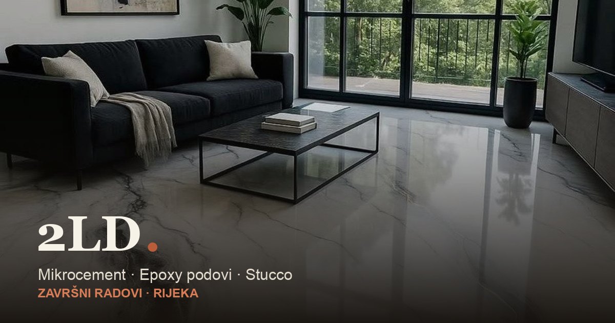 2LD d.o.o. – Mikrocement, epoxy podovi i stucco · Rijeka